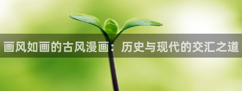虫虫漫画正版网：画风如画的古风漫画：历史与现代的交汇之道