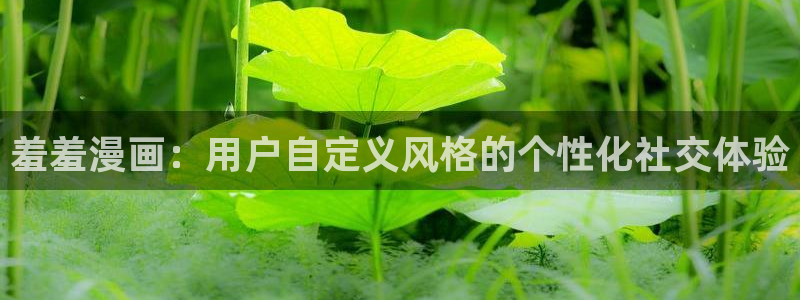 虫虫漫画官网在线入口：羞羞漫画：用户自定义风格的个性化社交体验