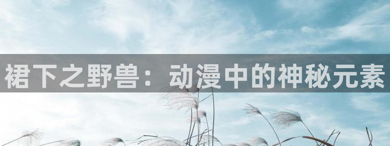 age专注动漫的门户网站：裙下之野兽：动漫中的神秘元素